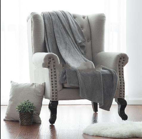 Micro Printed Flannel Plush Blanket For Adults / Children Tear Resistant 150cm*200cm