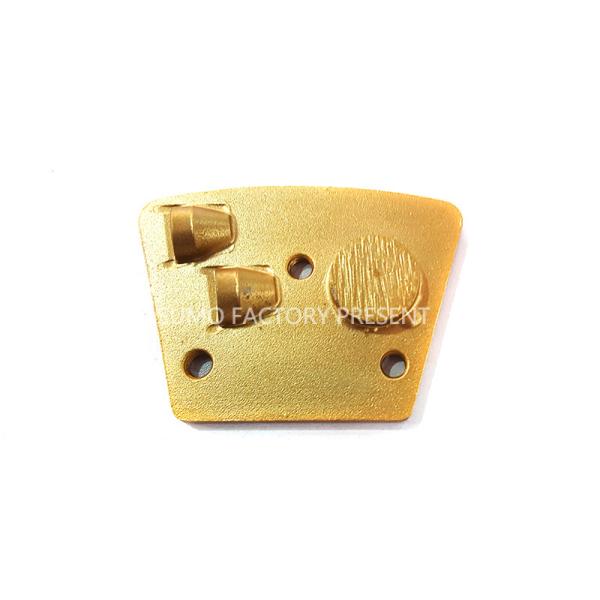 CPS Trapezoid  1/2PCD Single Round  Magnetic Connection Diamond Grinding Shoes non-threaded