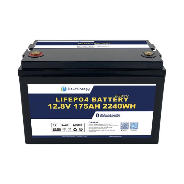 2240Wh IP65 LiFePO4 Piles au lithium-ion Pack de batterie 12V175Ah