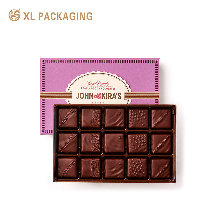 Wholesale Kraft Paper Chocolate Box with Cushion Inserts – Eco-Friendly Customizable Packaging for Cookies & Snacks