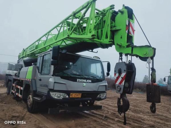 ZOOMLION QY35V Used Truck Crane 35T 44m Boom 287HP Tier 3 Engine