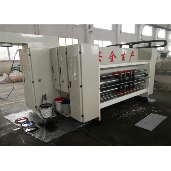 Electrical Flexo Printer Slotter Machine Die Cutting For Small Cartons / Express Box