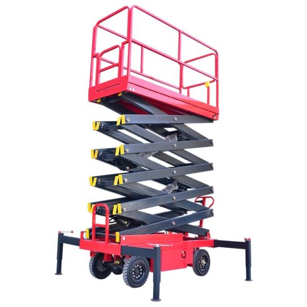 Battery Indoor Electric Scaffolding Lifting Machine Powered Scaffold