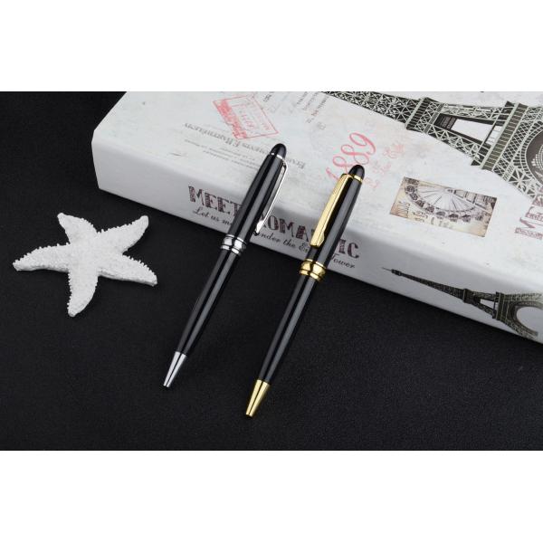 Sopesado Regalo Ejecutivo Logotipo personalizado Rosa Oro Bolígrafo para Profesionales