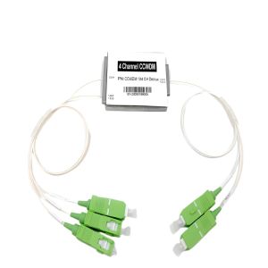 4CH Compacto CWDM MUX DEMUX Módulo CCWDM Multiplexador con alto aislamiento y baja pérdida de inserción para la expansión de la red