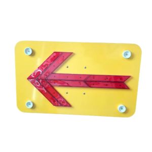 Aluminum Red Strobe Indicator Lamp LED Arrow Board Anti Riot