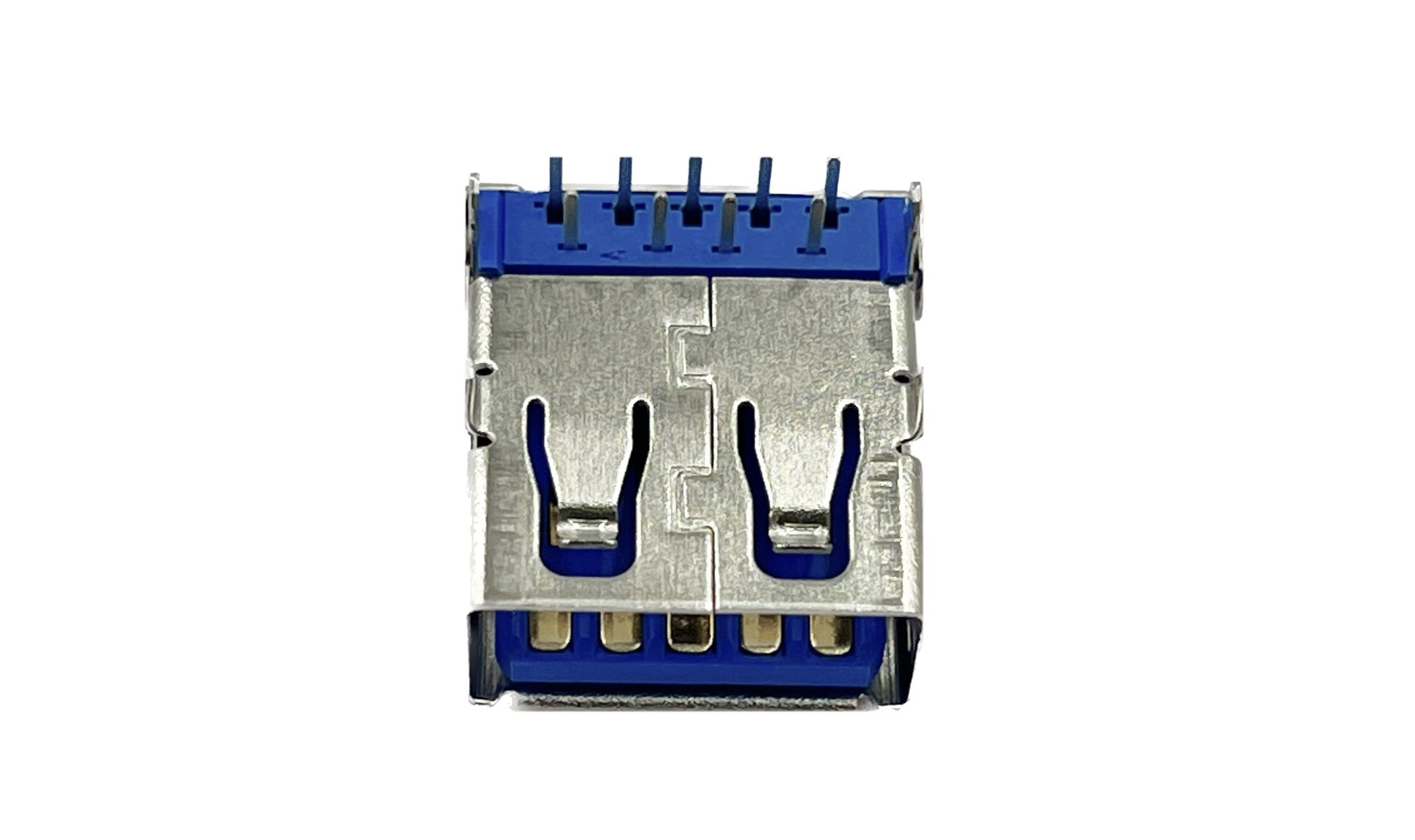 Тип A USB 3.1 AF 9 Pin 4 ноги Женский разъем SMT Плоский разъем под пайку 90 градусов