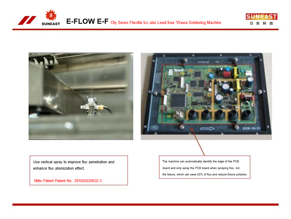 DIP PCB Welding Equipment UXT-350 SMT E-FLOW SUNEAST For SMT PCB Board Assembling Line
