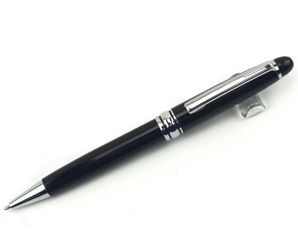 high grade ballpoint pen four colors blue and black core printable logo size 13.8*1.25cm