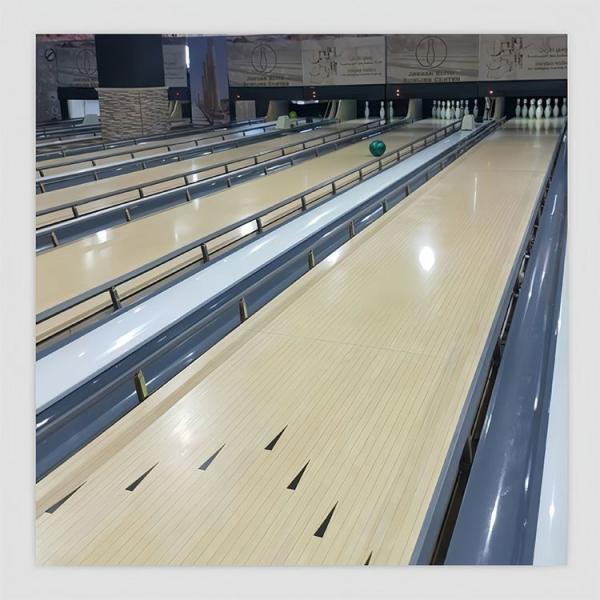 Bodybuilding Fitness Bowling Lanes sintéticos Pinsetter de cordas padrão e Bumper de bowling