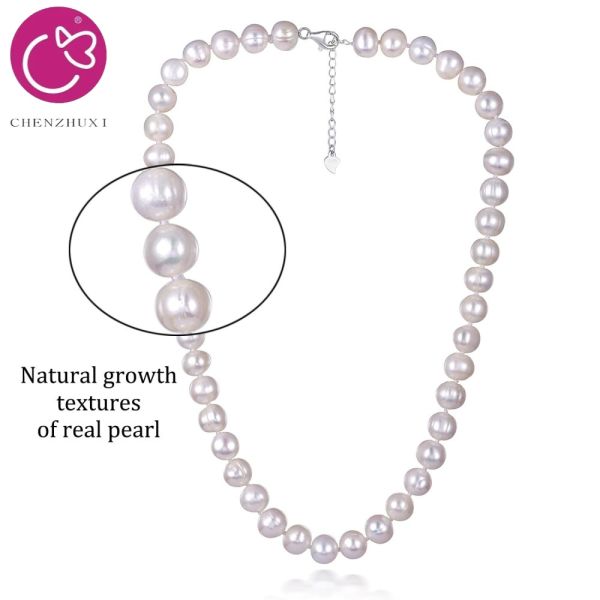 New Freshwater Pearl Stitching Stainless Steel Accessories Personality High-grade Jewelry Necklace for Women