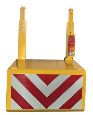 Caminhão móvel atenuador RAL1023 montado