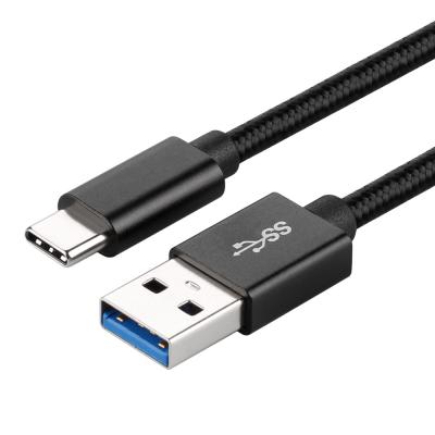 Soft And Flexible Charger USB 3.0 To USB C Cable PVC Jacket Braid Shielding
