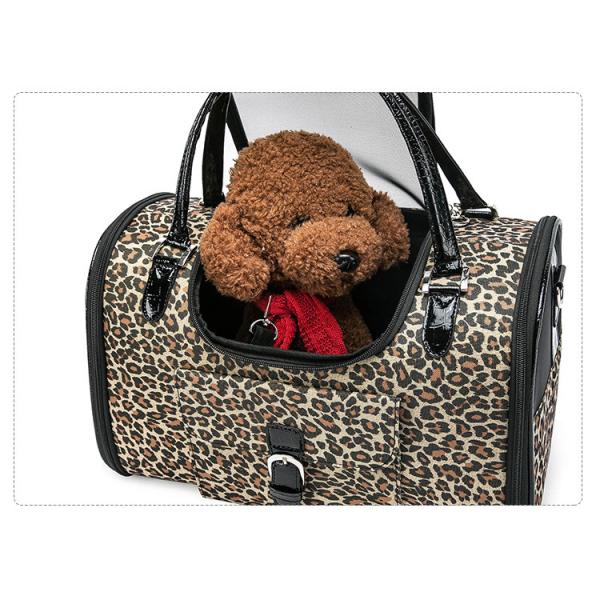 Качественный нейлоновый дизайн Леопардные сумки для собак Наружные носители домашних животных