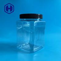 110mm 1805ml en plastique 61oz a saisi le pot large de bouche pour le stockage de ménage