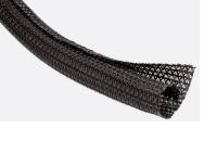 Auto rachado resistente uv do tear que envolve faca de corte quente Sleeving trançada rachada
