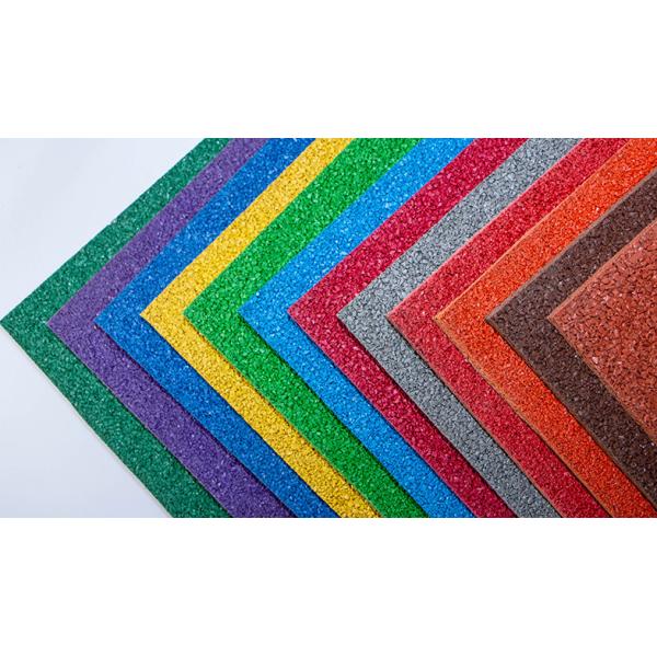 School Tennis Field Skid Resistance EPDM Rubber Crumb