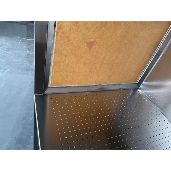 Classe 100 Banquette de nettoyage à débit vertical en acier inoxydable 304