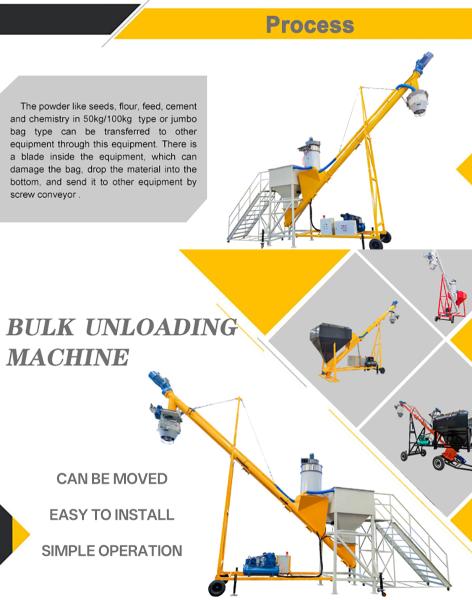 Custom Mobile Loader Cement Filling Automatic Silo Feeding System Auger Screw Conveyor Auger Screw Conveyor Feeder