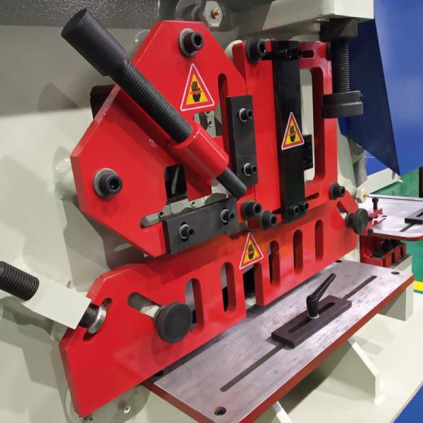 Equal Angle Steel Cutting Notching Machine 100T Hydraulic 20MM