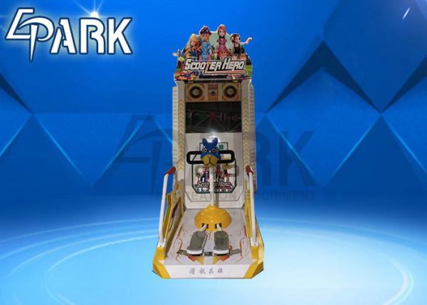Uk price Indoor amusement park electronic scooter race game machine redemption arcade machine