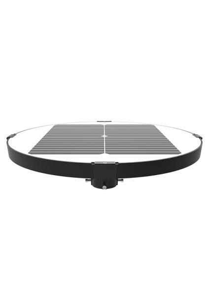 Luzes conduzidas solares exteriores 20W do jardim com lúmen alto por 3 anos de garantia.