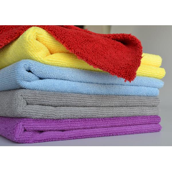 coche absorbente del paño del lavado de la microfibra del super suave 500gsm que limpia la pila larga y corta