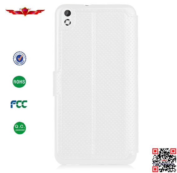 Hot Selling High Quality Fashion PU Flip Wallet Leather Cover Case For HTC Desire 816