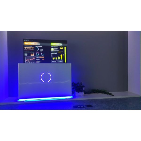 55-Inch Transparent OLED (tv-oled) Displays with High-definition Resolution, Touch Functionality, and ultra Design Transparent Display.