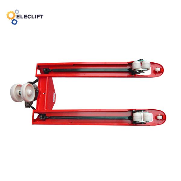 Polyurethane Steering Wheels 1500kg Manual Pallet Truck 1460mm Lifting Height For Easy Maneuvering