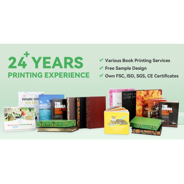 Matte Hardback Books Printing OEM Digital Book Printing With Brushed Edges