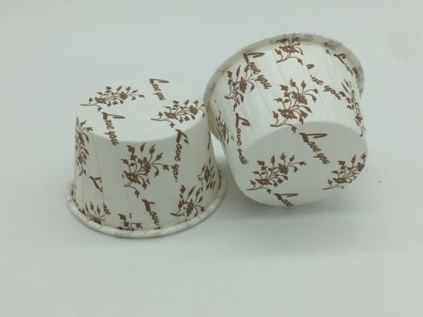 Wedding PET Baking Cups Round Shape Disposable Packaging Souffle Muffin Cup