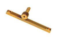 Cremalheira da precisão das cremalheiras de engrenagem M0.5 e pinhão helicoidais lineares ZnCuSn10Pb1