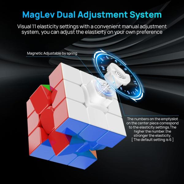 3D Puzzle Magnetic Rubik'S Cube 3x3 Magnetic Magic Cube Educational Puzzle Toys