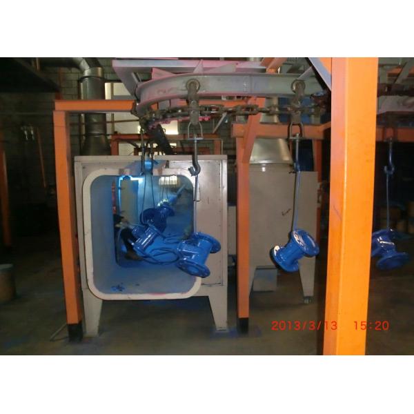 Anticorrosive DIN Cast Iron Flanged Ball Valve Q235 Handel Power