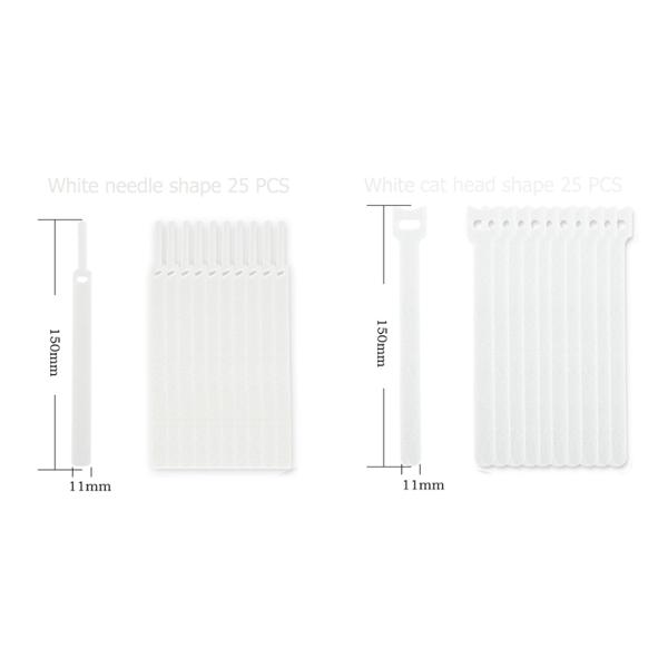 Multicolor Reusable Cable Management Ties 150mm Electrical Cable Accessories Straps