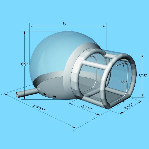 CE утвержденный воздушный насос прозрачный ПВХ материал дети играют пузырь воздушный шар дом