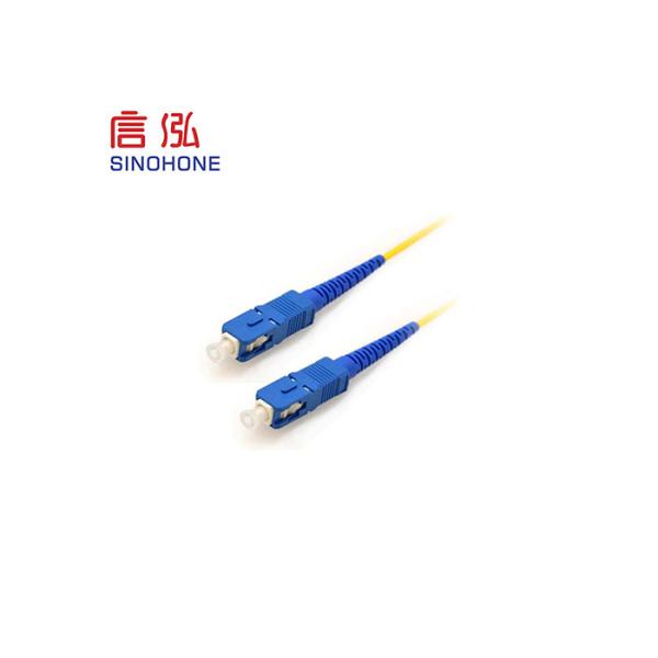 Gigabit Ethernet LC Fiber Optic Cable , Simplex Fiber Optic Cable