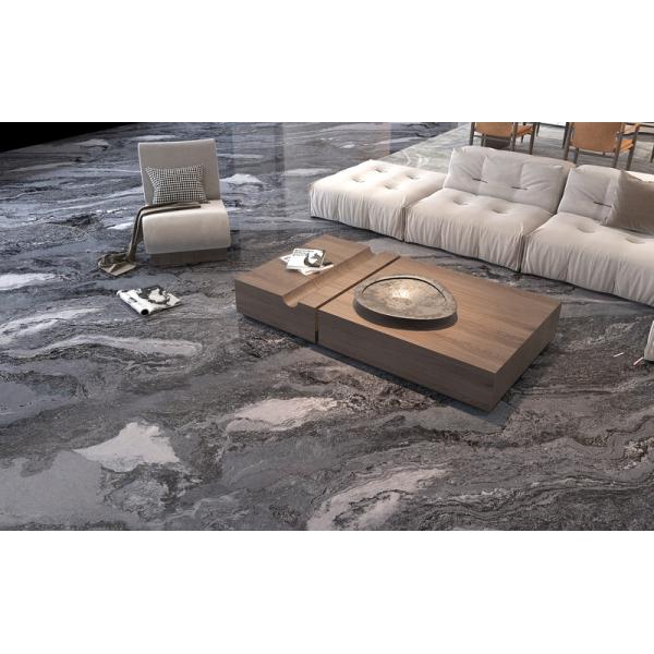 Modern Black Stone Look 900X1800mm Floor Tiles For Indoors And Outdoors