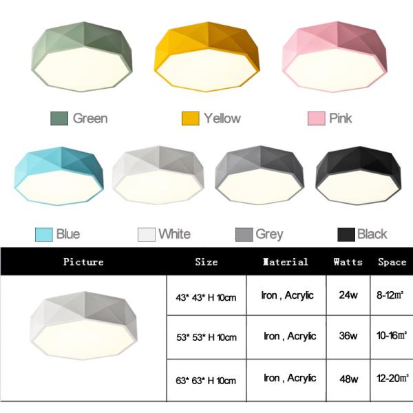 Inside home modern ceiling lights luminaria led Bedroom Fixtures (WH-MA-06)