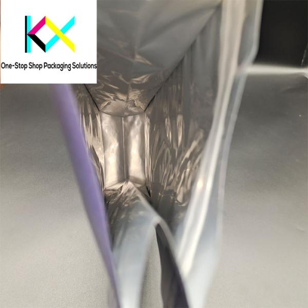 Moisture Proof 1kg Protein Powder Packaging Bag Plastic Flat Bottom Pouch