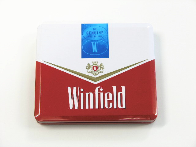 Winfield Quality Cigarette Tin Can Metal Cigarette Case Cigarette Case With Lighter