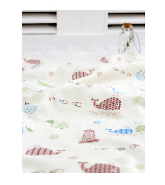 57 Inch Wide Printed Gauze Fabric 150gsm Good Water Absorption