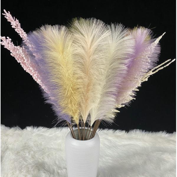 Artificial Silk Reed Pampas Grass Home Wedding Decor Backdrop Decoration