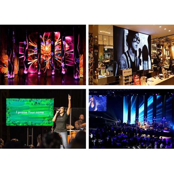 Event Rental Mobile LED Screen Truss Hanging / Stacking Stage Backdrop 1200 Nits