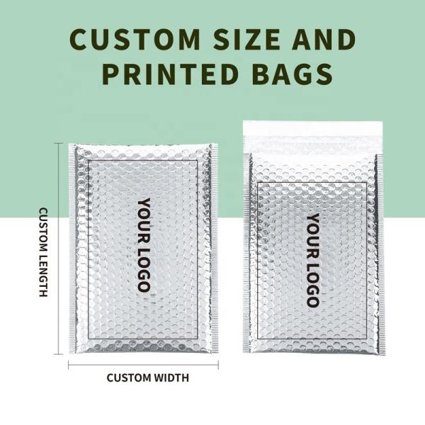 Bubble Out Bag Pouches, Shipping Mailers, Protective Self-Seal Bubble Packaging Bags, Shockproof Foam Bags