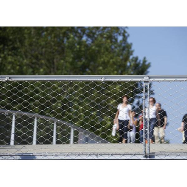 SS316 7*7 Stainless steel Balustrade Cable Mesh For Staircase