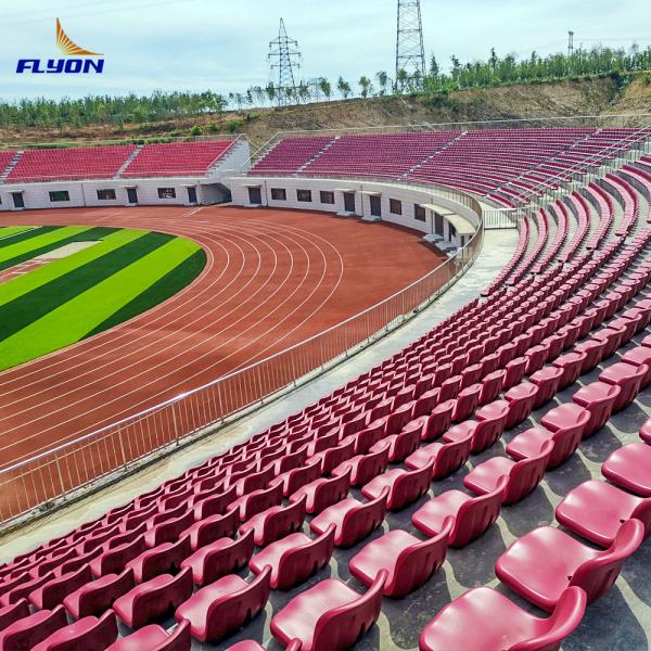 HDPE Material Fire Proof Anti-UV Plastic Stadium Seating and Stadium Fixed Chair for Indoor Outdoor Use