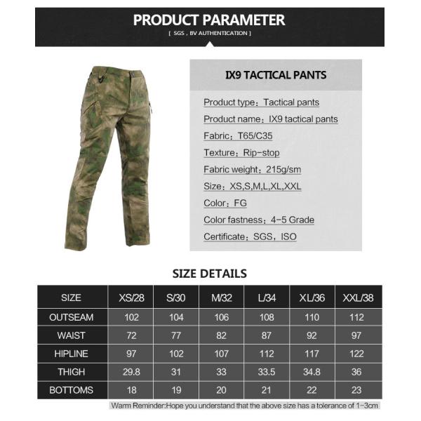Men Custom Military Uniforms Waterproof Army Combat Uniform Pants