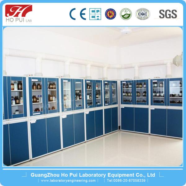 16mm MDF Board Biology Lab Furniture Pharmacy Medicine Cabinet All Wood Material